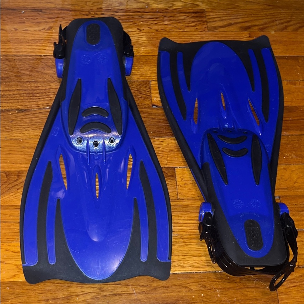 🏳️🌈 Speedo Dive Blue & Black Snorkel Set with Bag - NWOT - Picture 8 of 10